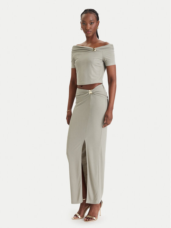 Guess Guess Blūze W6GP12 K2935 Haki Regular Fit