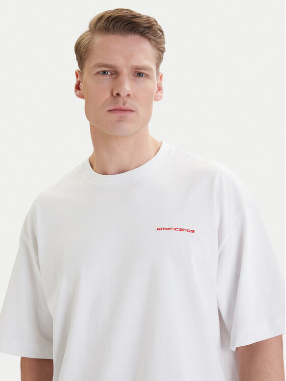 Americanos Americanos Футболка W126-AMMTS-1017-01X Білий Regular Fit