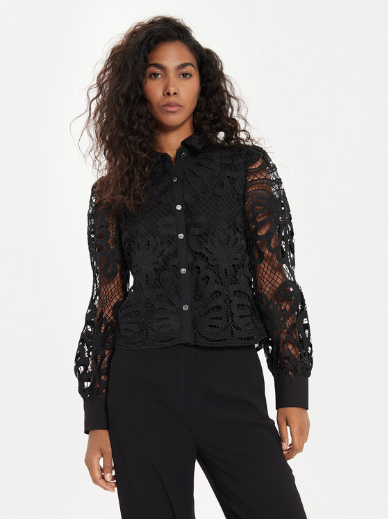Morgan Morgan Camicia 242-COSLAX Nero Regular Fit
