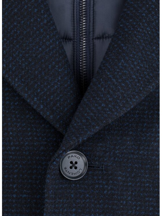 Pako Lorente Pako Lorente Płaszcz P24WF-7X-004 Granatowy Classic Fit