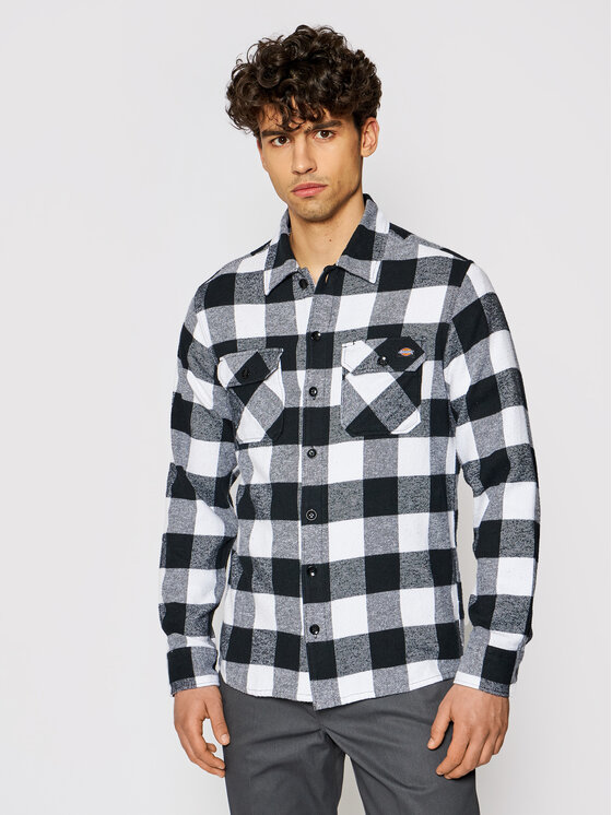 Dickies Dickies Marškiniai Unisex New Sacramento DK0A4XDZBLK Juoda Regular Fit