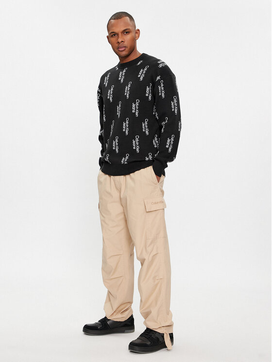 Calvin Klein Jeans Calvin Klein Jeans Pantaloni cargo Essential Regular Cargo Pant J30J324692 Bej Regular Fit