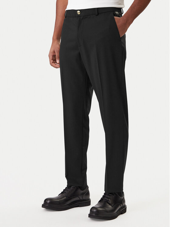 Versace Jeans Couture Versace Jeans Couture Kalhoty z materiálu 80GAA128 N0702 Černá Slim Fit