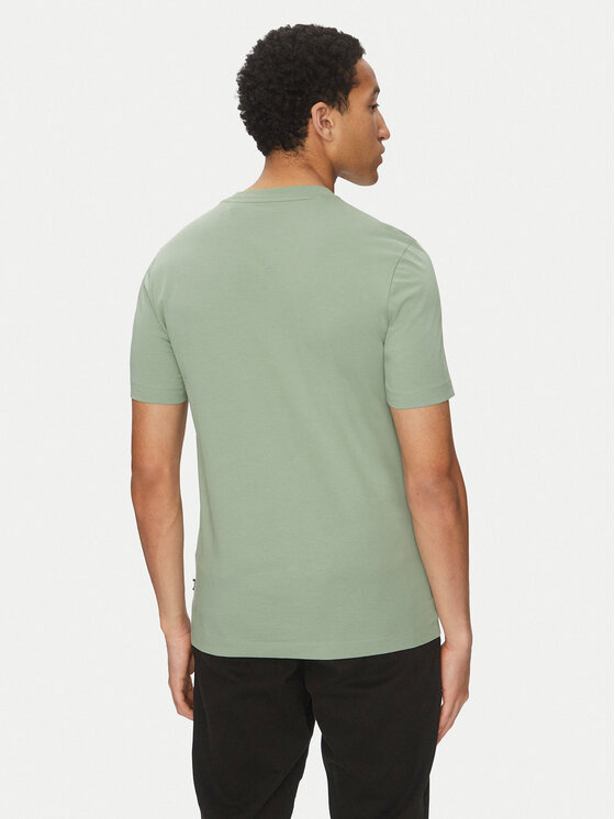 BOSS BOSS T-Shirt Thompson 01 50468347 Zielony Regular Fit