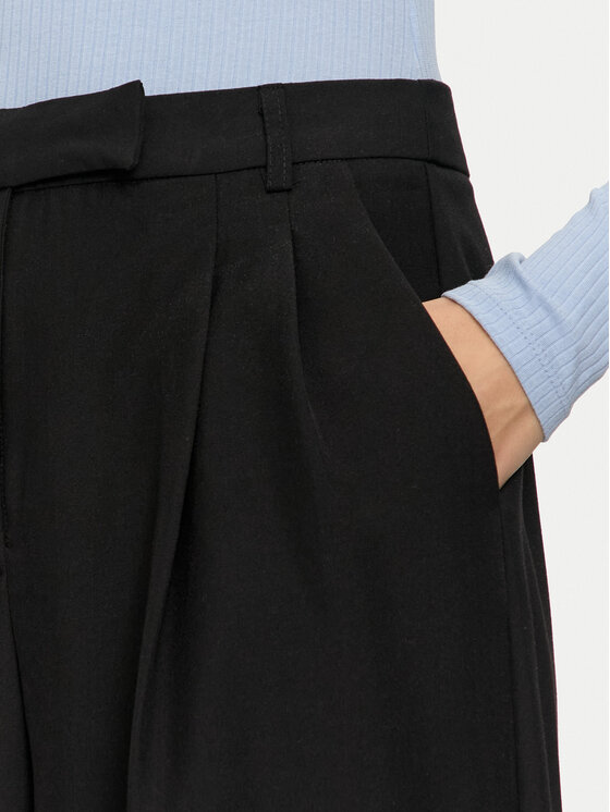 Brave Soul Brave Soul Kalhoty z materiálu LTRW-272NAOMIBLK Černá Regular Fit
