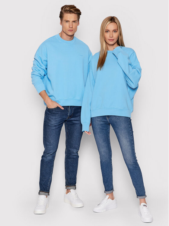 Felpa Unisex Standard A0886-0000 Blu Relaxed Fit