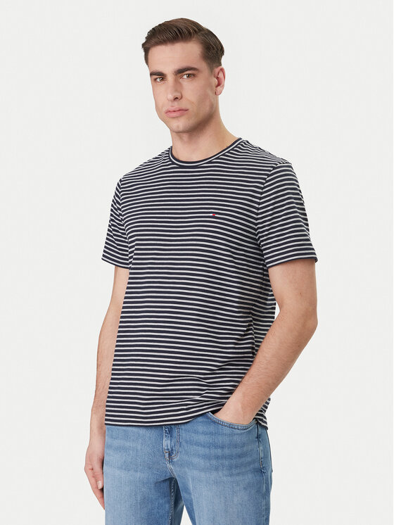 Tommy Hilfiger Tommy Hilfiger T-Shirt Ess Seasonal MW0MW40923 Tmavomodrá Regular Fit