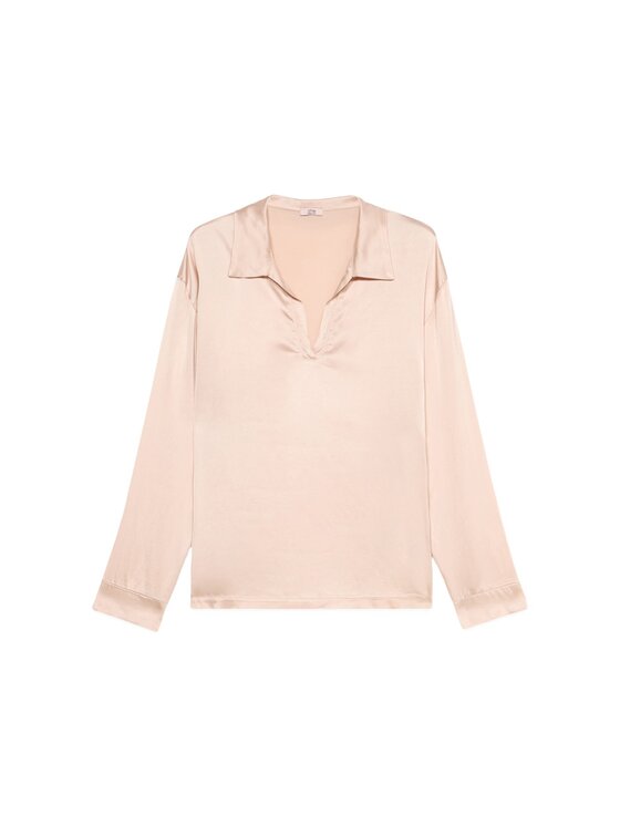 Oltre Oltre Blusa 2493J000736N006 Rosa Regular Fit