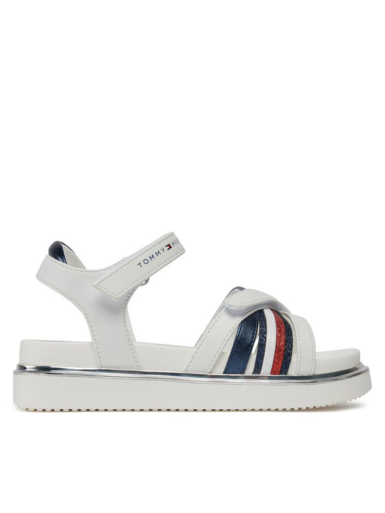 Tommy Hilfiger Sandale Velcro Sandal T3A2-33240-0273 M Bijela