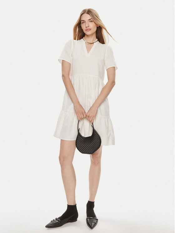 ONLY ONLY Rochie de vară Tiri-Caro 15310970 Alb Regular Fit