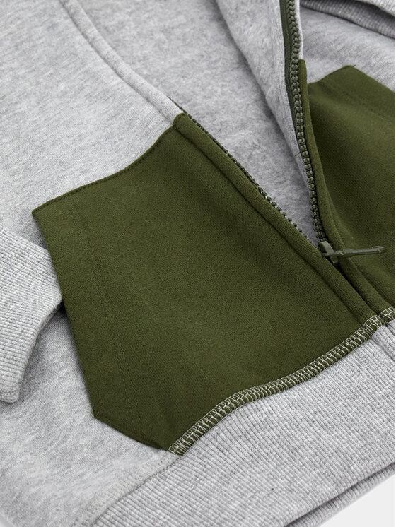 Original Marines Original Marines Majica dugih rukava DDAV2638B Siva Regular Fit