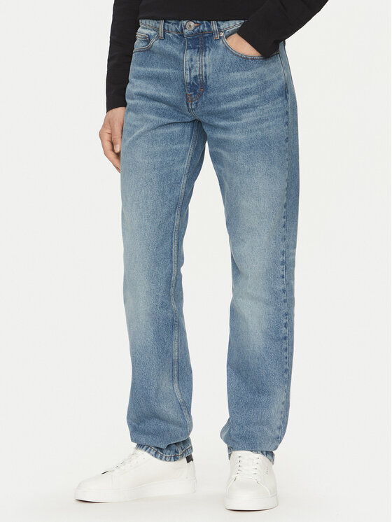 AMI Paris AMI Paris Jeansy HTR001.DE0046 Modrá Classic Fit