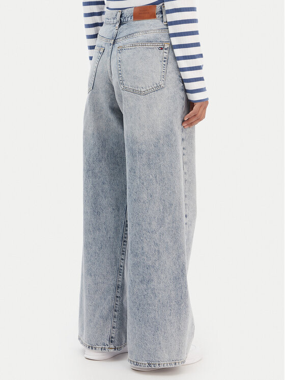 Tommy Hilfiger Tommy Hilfiger Blugi 70's WW0WW48519 Albastru Wide Leg