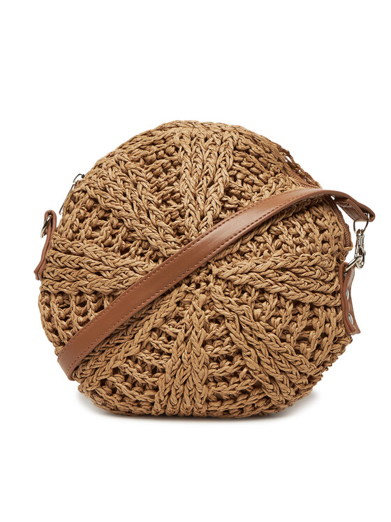 Pieces Pieces Handtasche Pclona Round 17155913 Braun