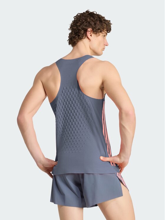 adidas adidas Tank top 168808 Szary Slim Fit