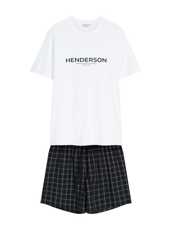 Henderson Henderson Piżama 43453 Biały Regular Fit