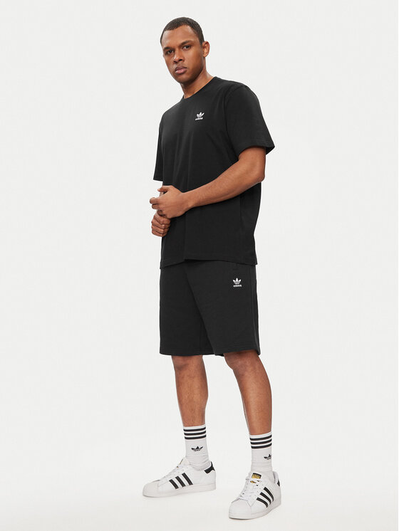 adidas adidas Pantaloncini sportivi adicolor Trefoil IR6849 Nero Regular Fit