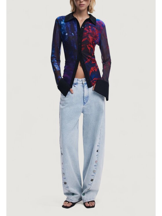 Desigual Desigual Camicia TS_DIETRICH Nero Casual Fit