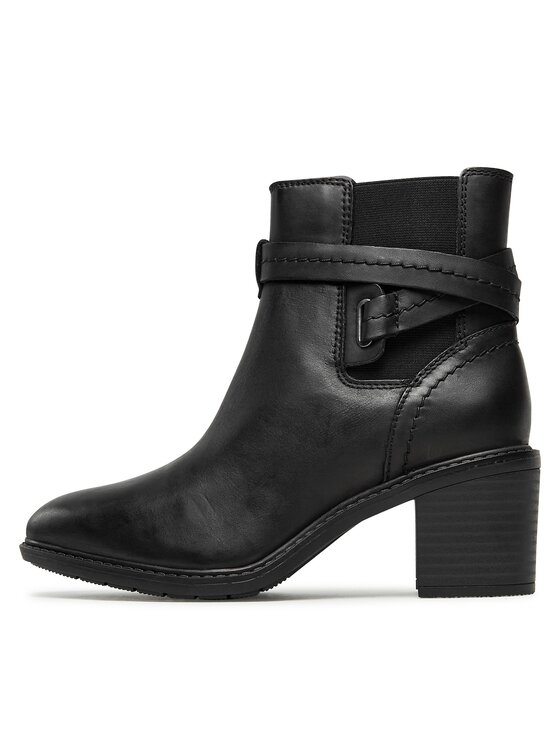 Clarks Clarks Botki Scene Star 261674624 Czarny