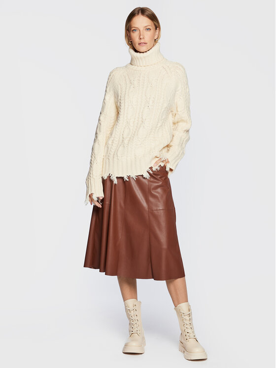 Silvian Heach Silvian Heach Rolák CVA22097LU Béžová Regular Fit
