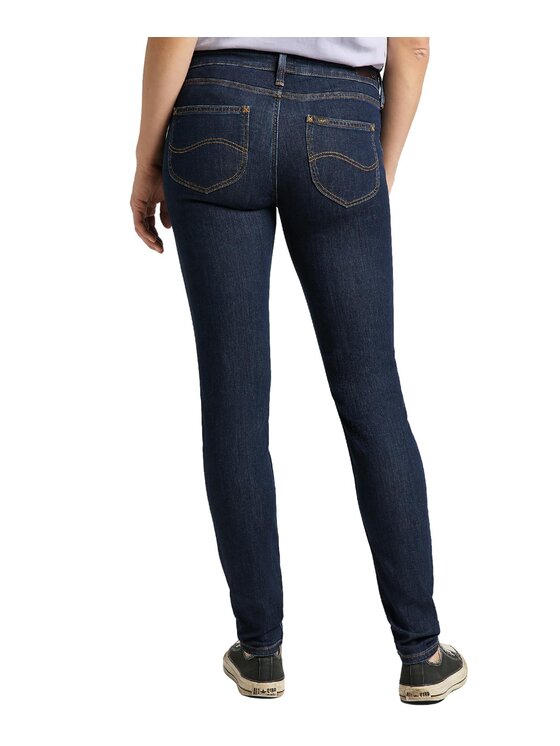 Lee Lee Jeansy L526EMYR Granatowy Skinny Fit