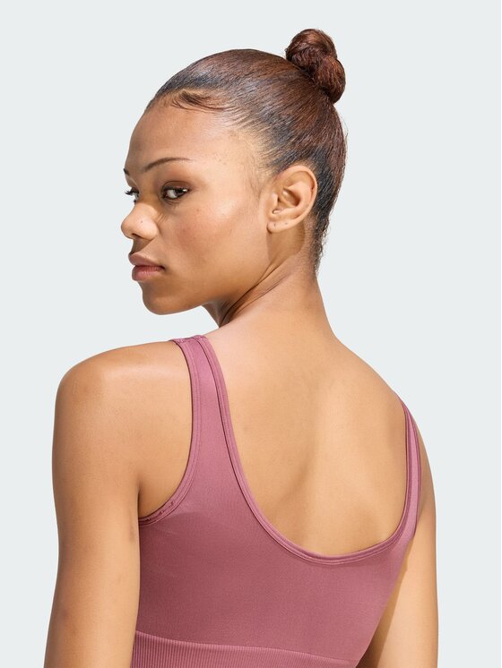 adidas adidas Sport-BH Essentials Seamless Bralette KU9730 Rosa