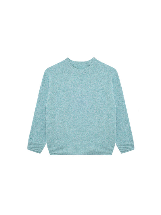 B SIDES B SIDES Sweter SUPERPOWER Niebieski Regular Fit