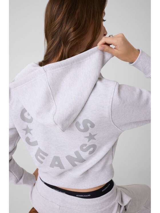 Guess Guess Bluza 183277 Szary Classic Fit