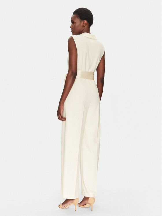ViCOLO ViCOLO Jumpsuit TD0641 Écru Regular Fit