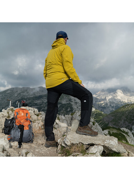 Alpinus Alpinus Spodnie outdoor Gisarak Czarny Regular Fit