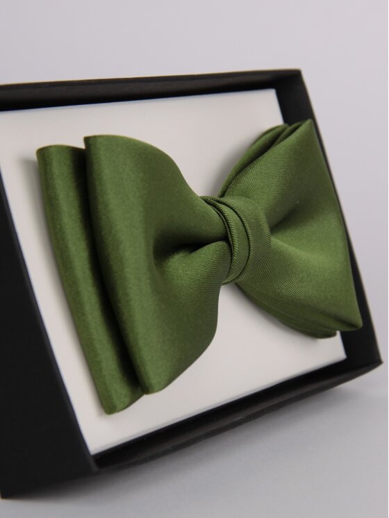 ELSNER ELSNER Παπιγιόν BUTTERFLY Z JEDWABNEGO ŻAKARDU A1181 Πράσινο