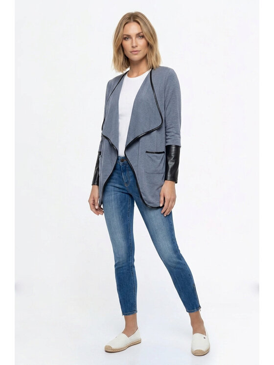 FIGL FIGL Narzutka M1361 Szary Regular Fit