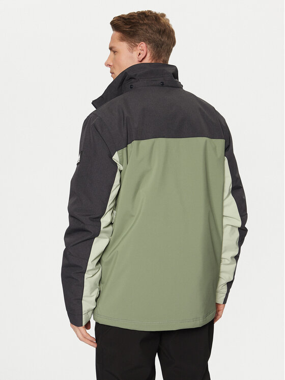 Quiksilver Quiksilver Slēpošanas jaka Dawson EQYTJ03451 Zaļš Slim Fit
