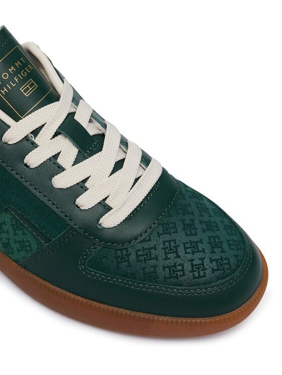 Tommy Hilfiger Tommy Hilfiger Сникърси Th Tribeca Sneaker Monogram FW0FW09691 Зелен
