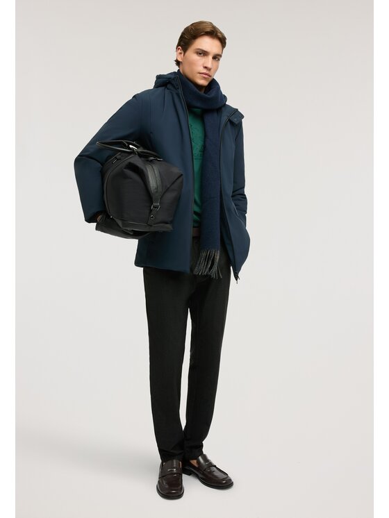 Trussardi Trussardi Płaszcz zimowy 8011M000037N0A3 Niebieski Regular Fit