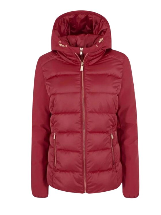 Yes Zee Yes Zee Giubbotto piumino Giubbino donna Rosso Regular Fit