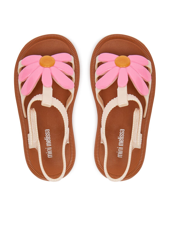 Melissa Melissa Sandály Mini Melissa Hip Bloomy Bb 35902 Hnědá