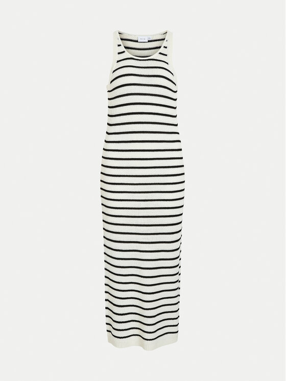 Vila Vila Rochie tricotată Margot 14099509 Écru Regular Fit