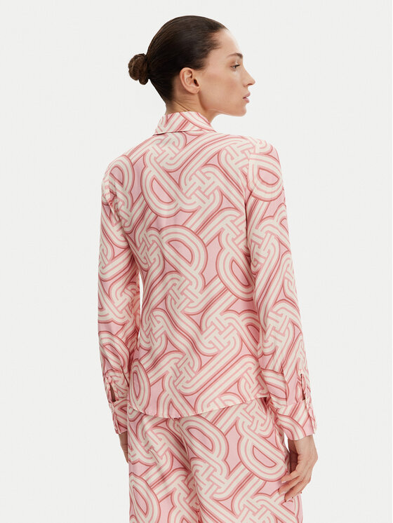 Silvian Heach Silvian Heach Marškiniai GPP25363BL Rožinė Regular Fit