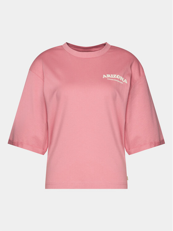 Outhorn Outhorn T-Shirt OTHAW23TTSHF0927 Różowy Regular Fit