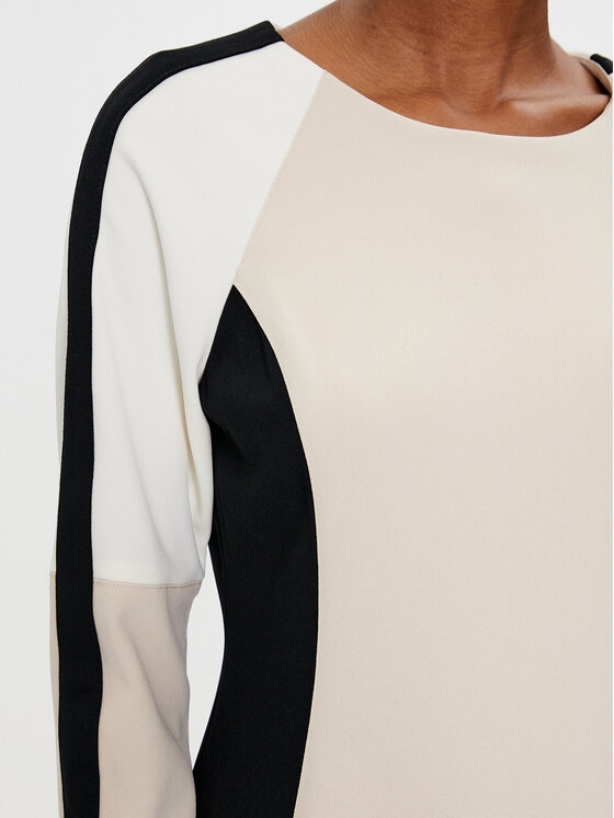 DKNY DKNY Igapäevane kleit DD4E1B89 Beež Regular Fit