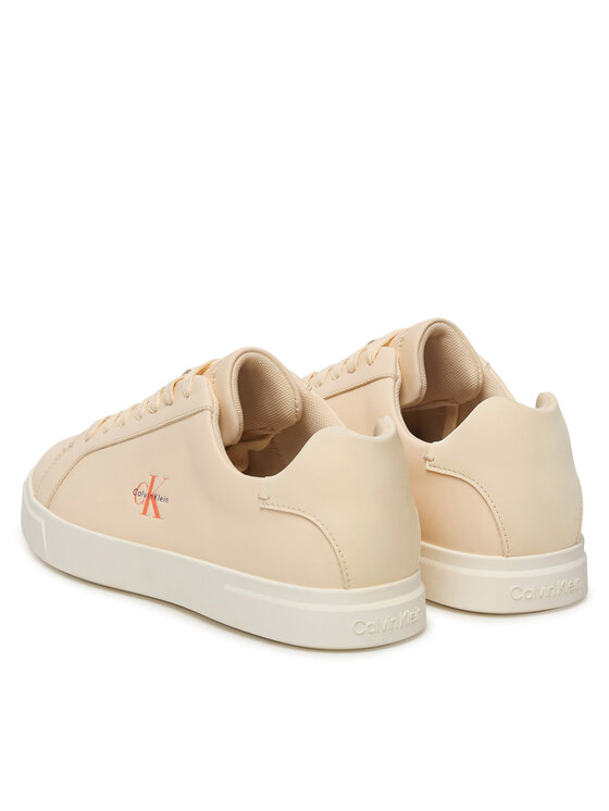 Calvin Klein Calvin Klein Sneakersy Low Pro Cups Lth Ml HW0HW03146 Béžová