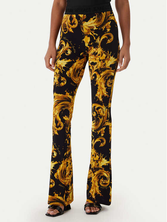 Versace Jeans Couture Versace Jeans Couture Legíny 80HAC107 JS533 Černá Flare Fit