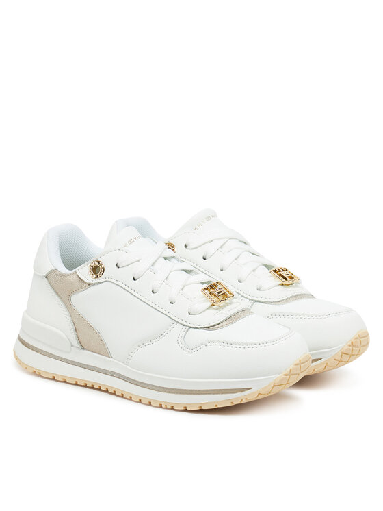 Tommy Hilfiger Tommy Hilfiger Tenisice Low Cut Lace-Up Sneaker T3A9-33765-1355 M Bijela
