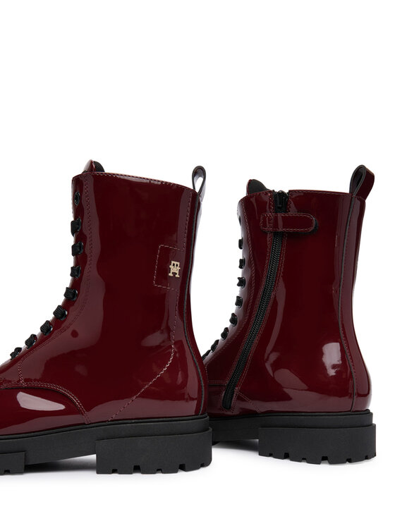 Tommy Hilfiger Tommy Hilfiger Kotníková obuv T4A5-35173-0775 S Bordó