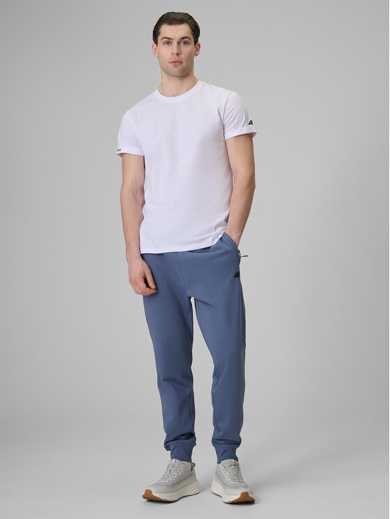 4F 4F T-Shirt COMMERCIAL Biały Regular Fit