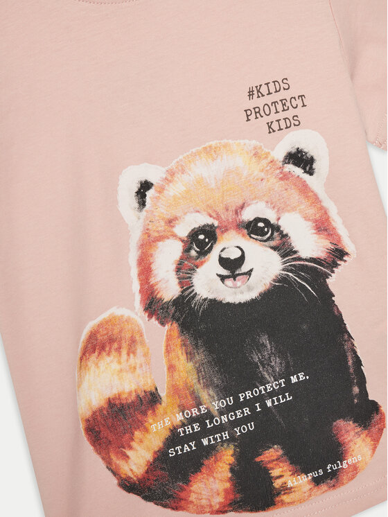 Coccodrillo Coccodrillo T-Shirt WC5143205VUA Różowy Regular Fit
