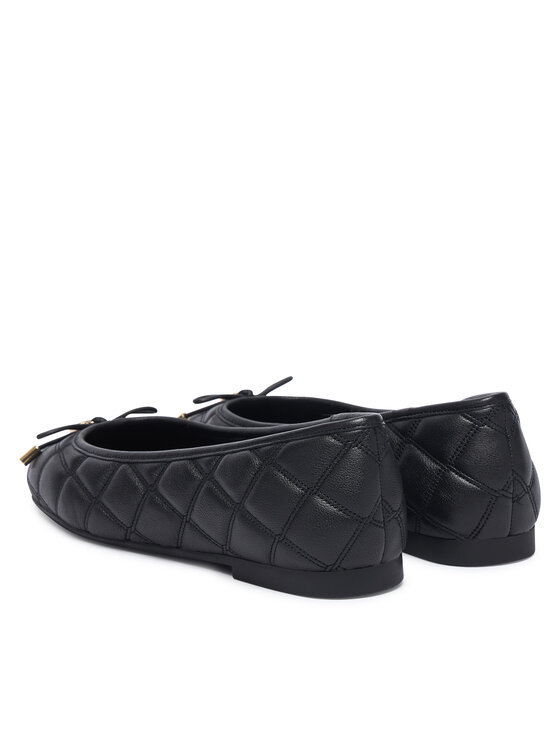 Tommy Hilfiger Tommy Hilfiger Ballerine Charm Quilted Ballerina FW0FW09503 Nero