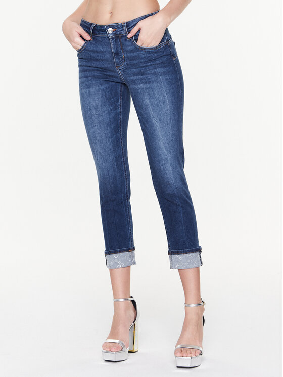 Liu Jo Jeans hlače UA3006 D4615 Modra Skinny Fit