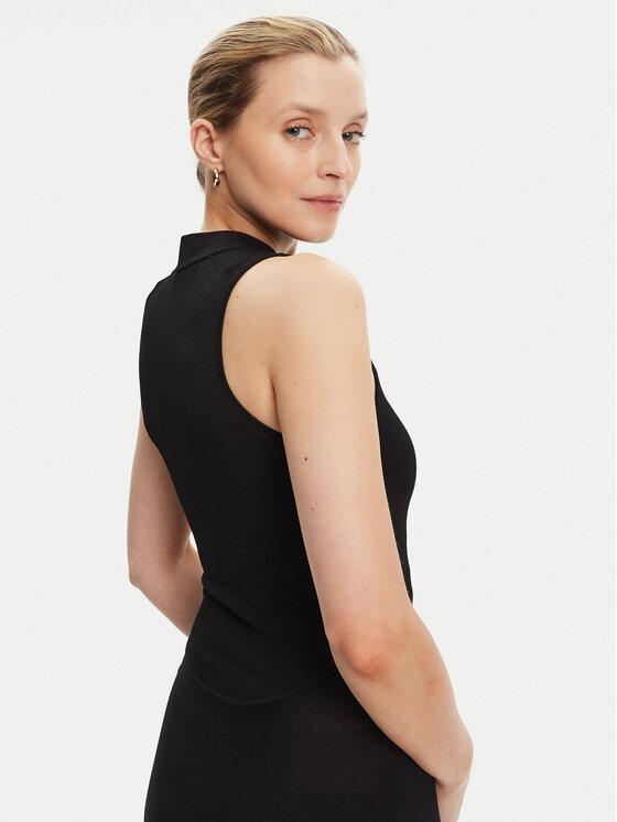 Guess Guess Sukienka dzianinowa W5YK0S Z0241 Czarny Regular Fit